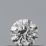 0.21 carat Round diamond D  VVS2 Excellent