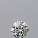 0.18 carat Round diamond E IF Excellent