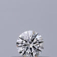 0.18 carat Round diamond D VVS2 Excellent