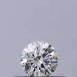 0.18 carat Round diamond E VVS2 Excellent