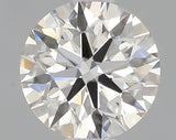 0.53 carat Round diamond J  VVS1 Excellent