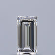 0.39 carat Baguette diamond F VVS1 