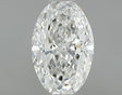 0.50 carat Oval diamond F IF 
