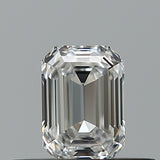 0.34 carat Emerald diamond E VVS2 