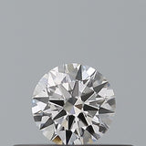 0.18 carat Round diamond E IF Excellent