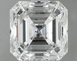 1.61 carat Asscher diamond D SI2 