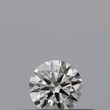 0.18 carat Round diamond H  VVS2 Excellent