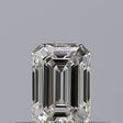 0.25 carat Emerald diamond F VVS1 