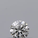 0.18 carat Round diamond F  VVS2 Excellent