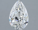 1.71 carat Pear diamond F SI1 