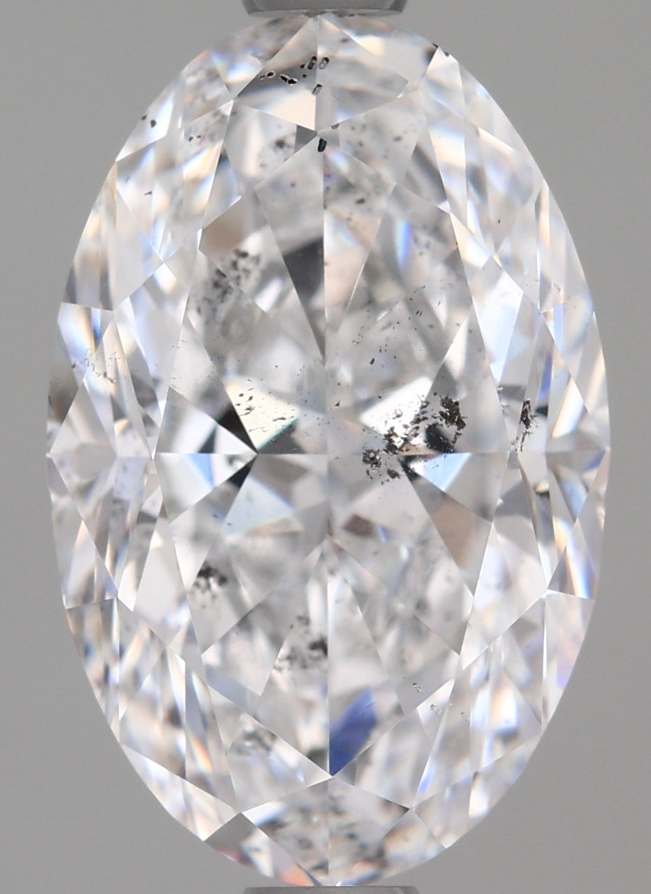 2.01 carat Oval diamond D SI2 