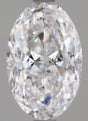 2.01 carat Oval diamond D SI2 
