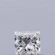 0.31 carat Princess diamond D VVS1 