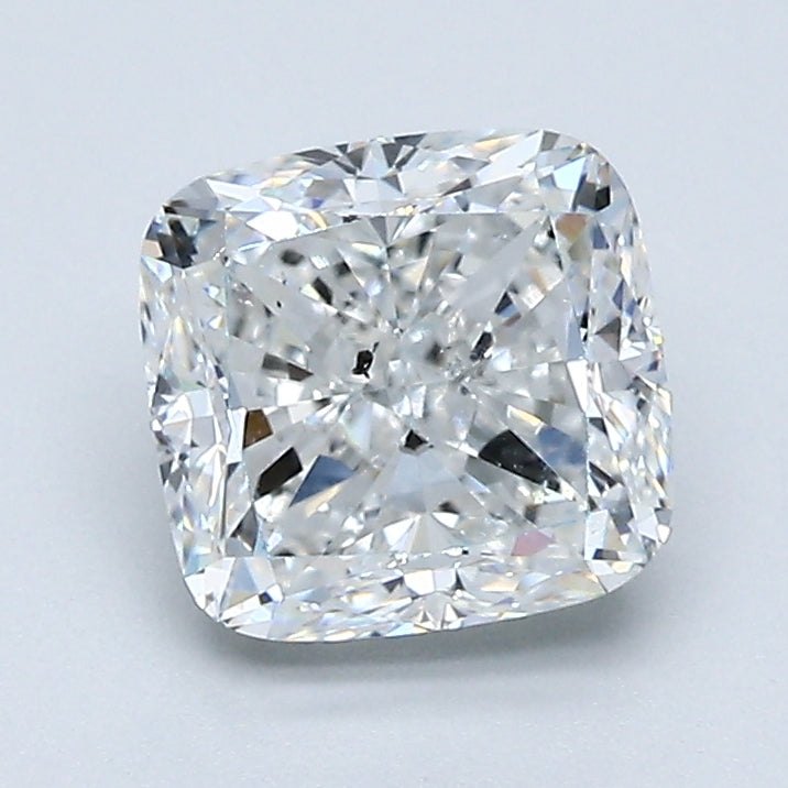 1.7 carat Cushion diamond F  SI2