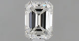 0.32 carat Emerald diamond G  VVS2