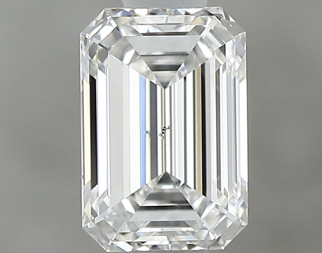 0.61 carat Emerald diamond E SI1 