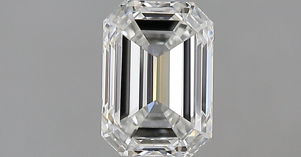 1.01 carat Emerald diamond F VVS2 