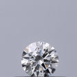 0.18 carat Round diamond E VVS1 Excellent