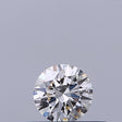 0.22 carat Round diamond F VVS1 Excellent