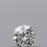 0.21 carat Round diamond F  IF Excellent