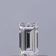 0.24 carat Baguette diamond D VVS1 
