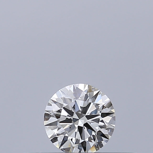 0.18 carat Round diamond E IF Excellent