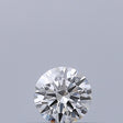 0.18 carat Round diamond E IF Excellent