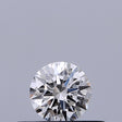 0.25 carat Round diamond E IF Excellent