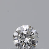 0.20 carat Round diamond F  IF Excellent