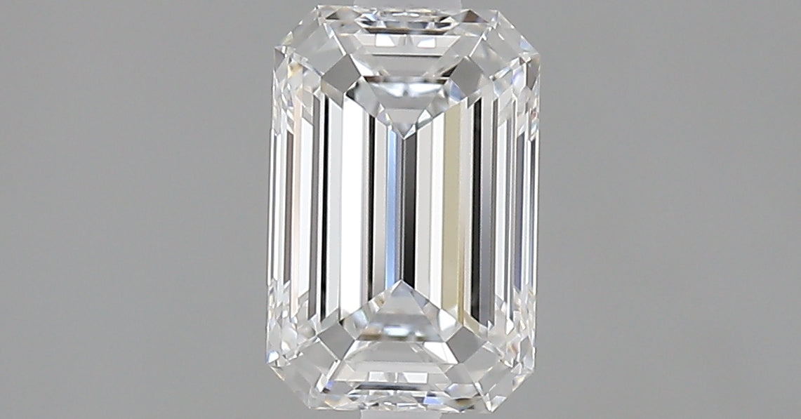 1.13 carat Emerald diamond D  VVS2