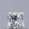 0.37 carat Princess diamond D IF 