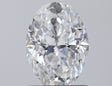 0.90 carat Oval diamond D SI1 