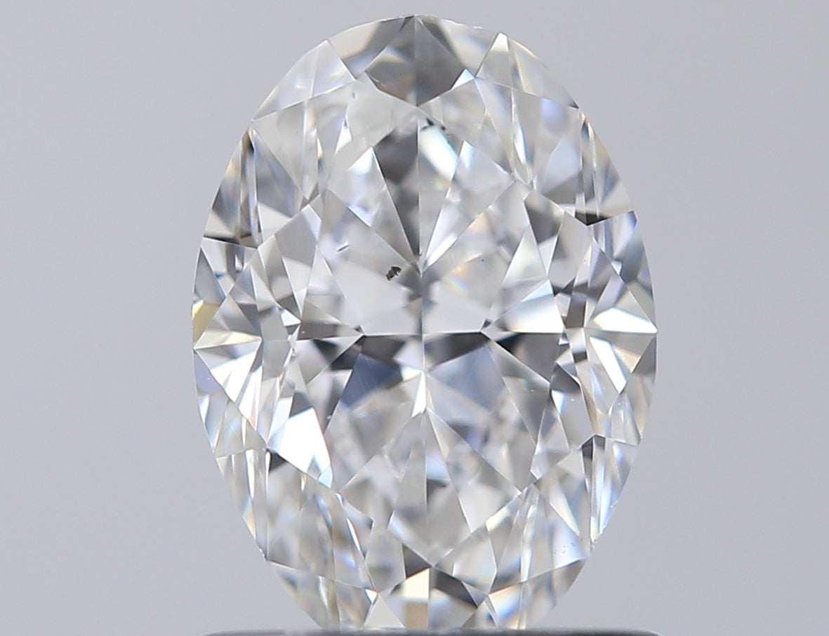 0.90 carat Oval diamond D SI1 
