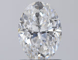0.90 carat Oval diamond D SI1 