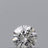 0.19 carat Round diamond D  VVS1 Excellent