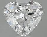 0.37 carat Heart diamond D VVS2 