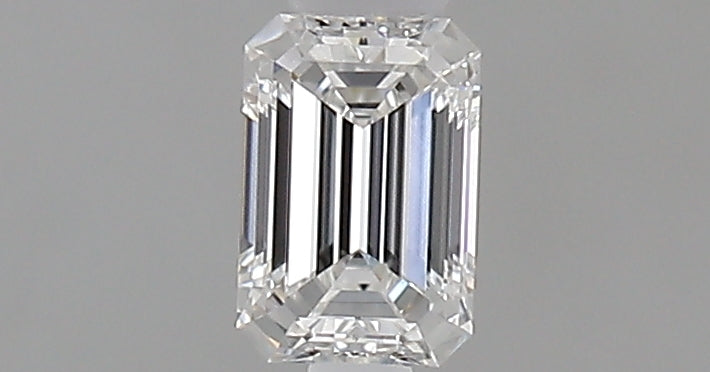 0.25 carat Emerald diamond F  VVS2