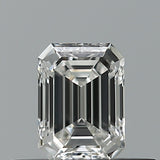 0.35 carat Emerald diamond E VVS1 