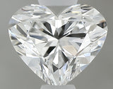 0.45 carat Heart diamond F IF 