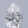 0.70 carat Pear diamond D VVS2 