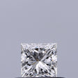 0.31 carat Princess diamond F VVS1 