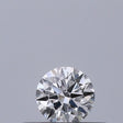 0.18 carat Round diamond E VVS1 Excellent