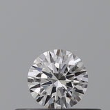 0.19 carat Round diamond D  VVS1 Excellent