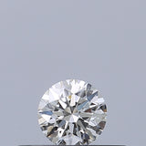 0.19 carat Round diamond E VVS2 Excellent