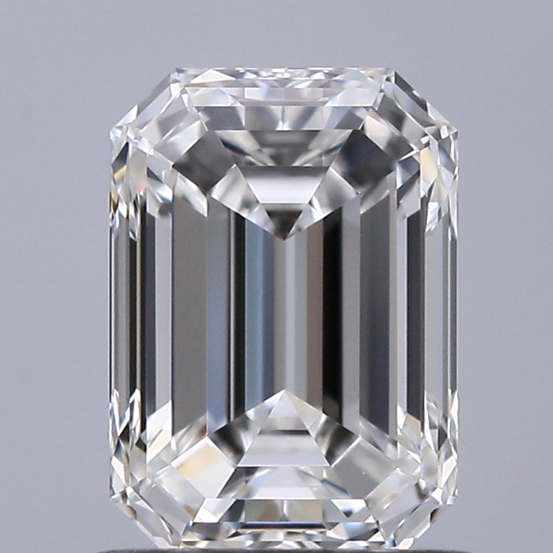 1.00 carat Emerald diamond F VVS1 