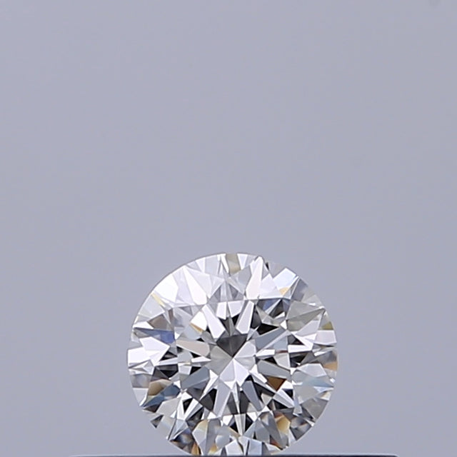 0.19 carat Round diamond D VVS2 Excellent