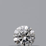 0.18 carat Round diamond F  IF Excellent