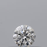 0.19 carat Round diamond F VVS2 Excellent