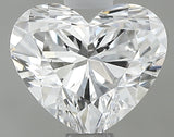 0.64 carat Heart diamond D SI1 