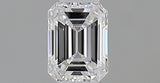0.24 carat Emerald diamond D  VVS2